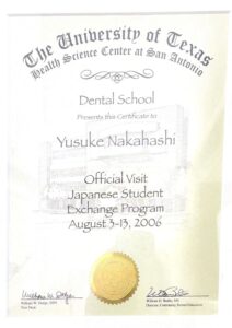 院長紹介 4 nakahashi texas